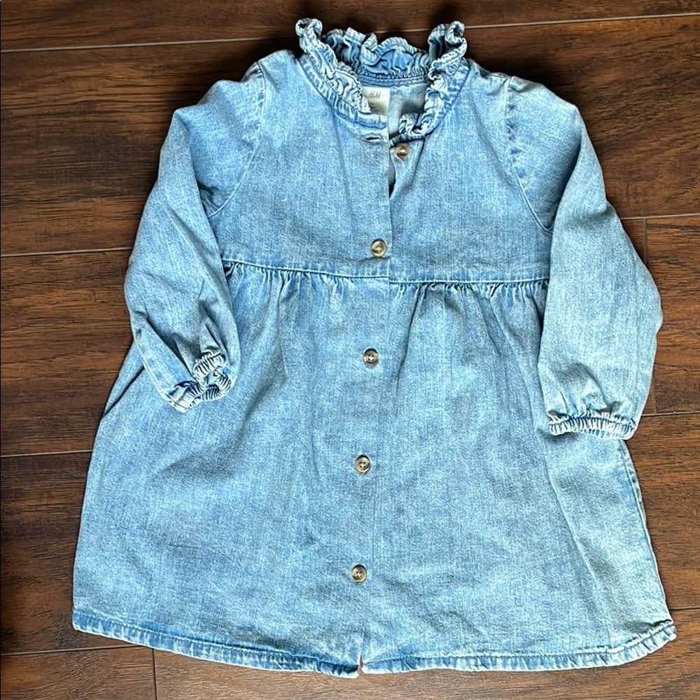 Denim Blue Girl’s Dress